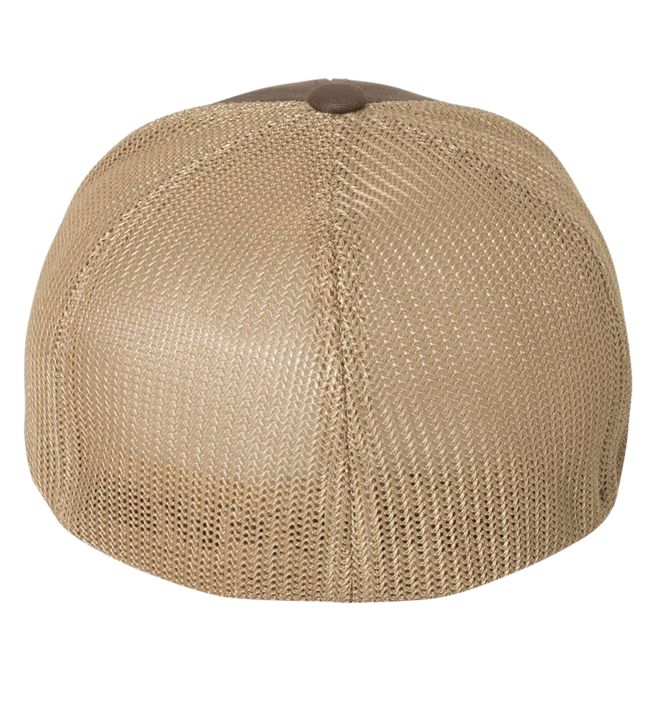 Maryland Ameri Blue Crab 6 Panel Brown Khaki Flexfit Trucker Hat