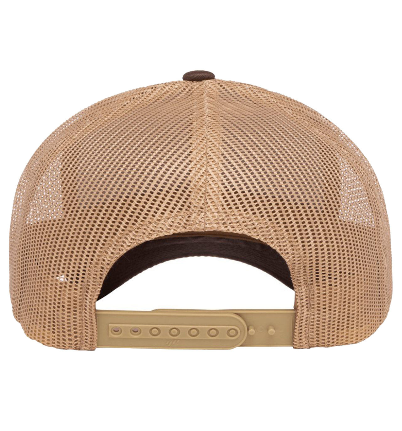 Maryland Ameri Blue Crab 6 Panel Trucker Snap Back Brown Khaki Hat