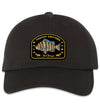 Sheepshead Toothy Critters 6 Panel Dad Black Hat