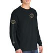 Men's Size Matters Largemouth Bass Long Sleeve Cotton Garment-Dyed T-Shirt