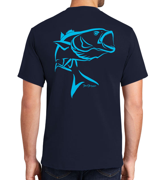 Men's Bluefish Deco Short Sleeve Cotton T-Shirt