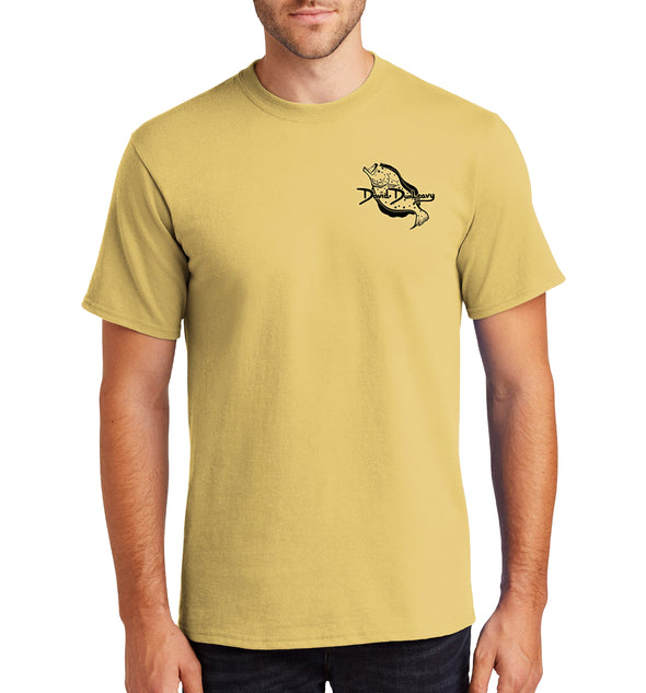 Men's Flounder Short Sleeve Cotton T-Shirt