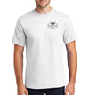 Men's American Blue Crab Short Sleeve White Cotton T-Shirt