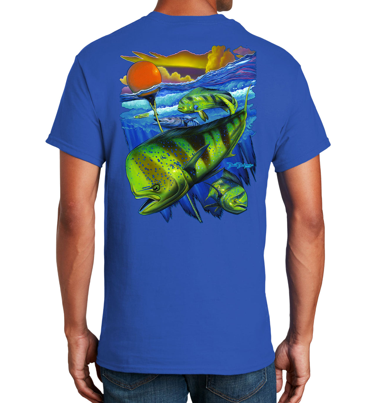Men's Mahi Pot-Life Short Sleeve Cotton T-Shirt