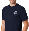 Men's Bluefin Tuna Short Sleeve Navy Cotton T-Shirt
