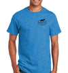 Men's Barnacle Slam Short Sleeve Heathered Sapphire Cotton T-Shirt