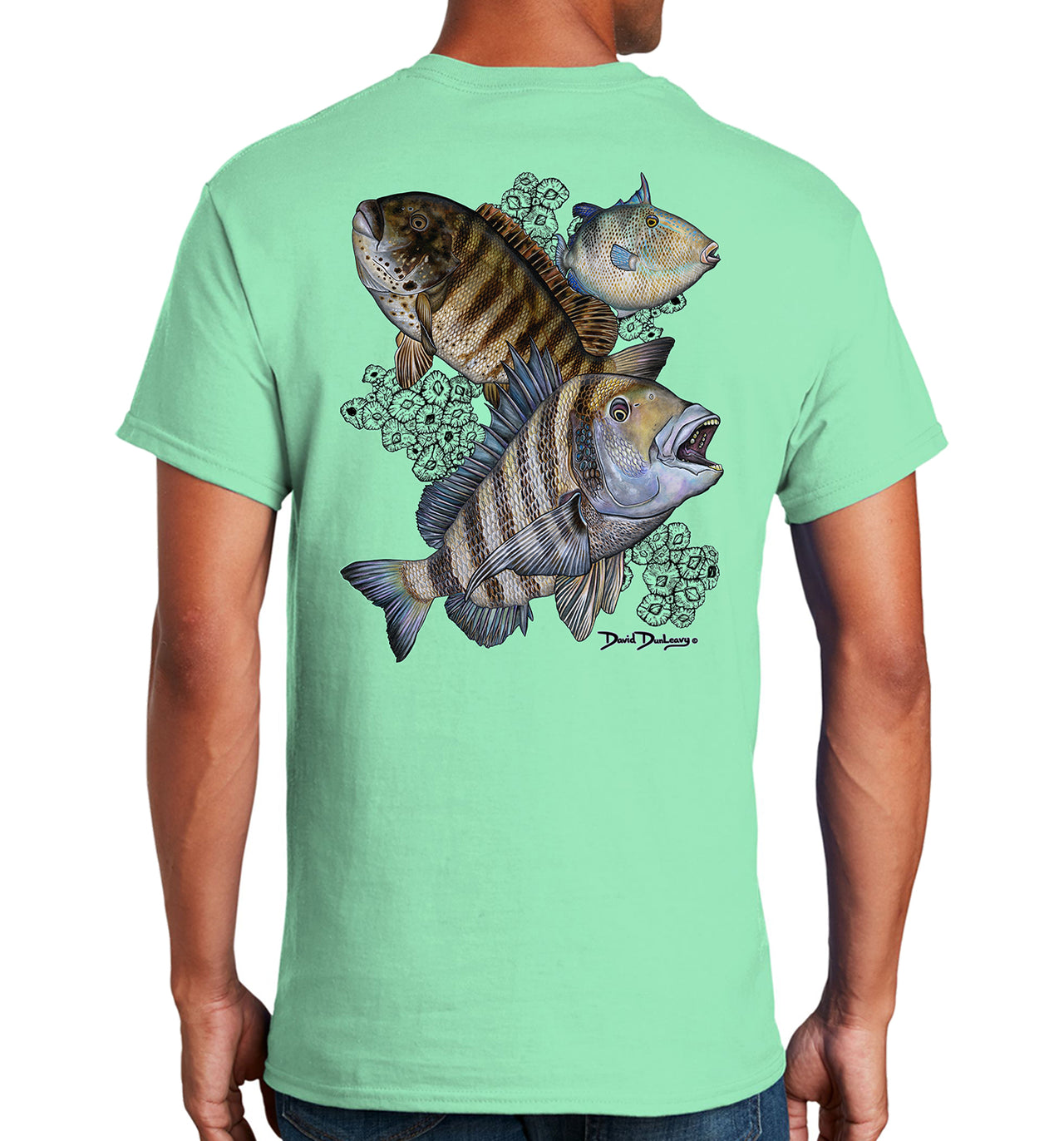 https://admin.shopify.com/store/dunleavyapparel/products?query=DDMMen's Barnacle Slam Short Sleeve Mint Cotton T-Shirt