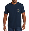 Men's Size Matters Largemouth Bass Short Sleeve Garment Dyed Navy Pocket T-Shirt