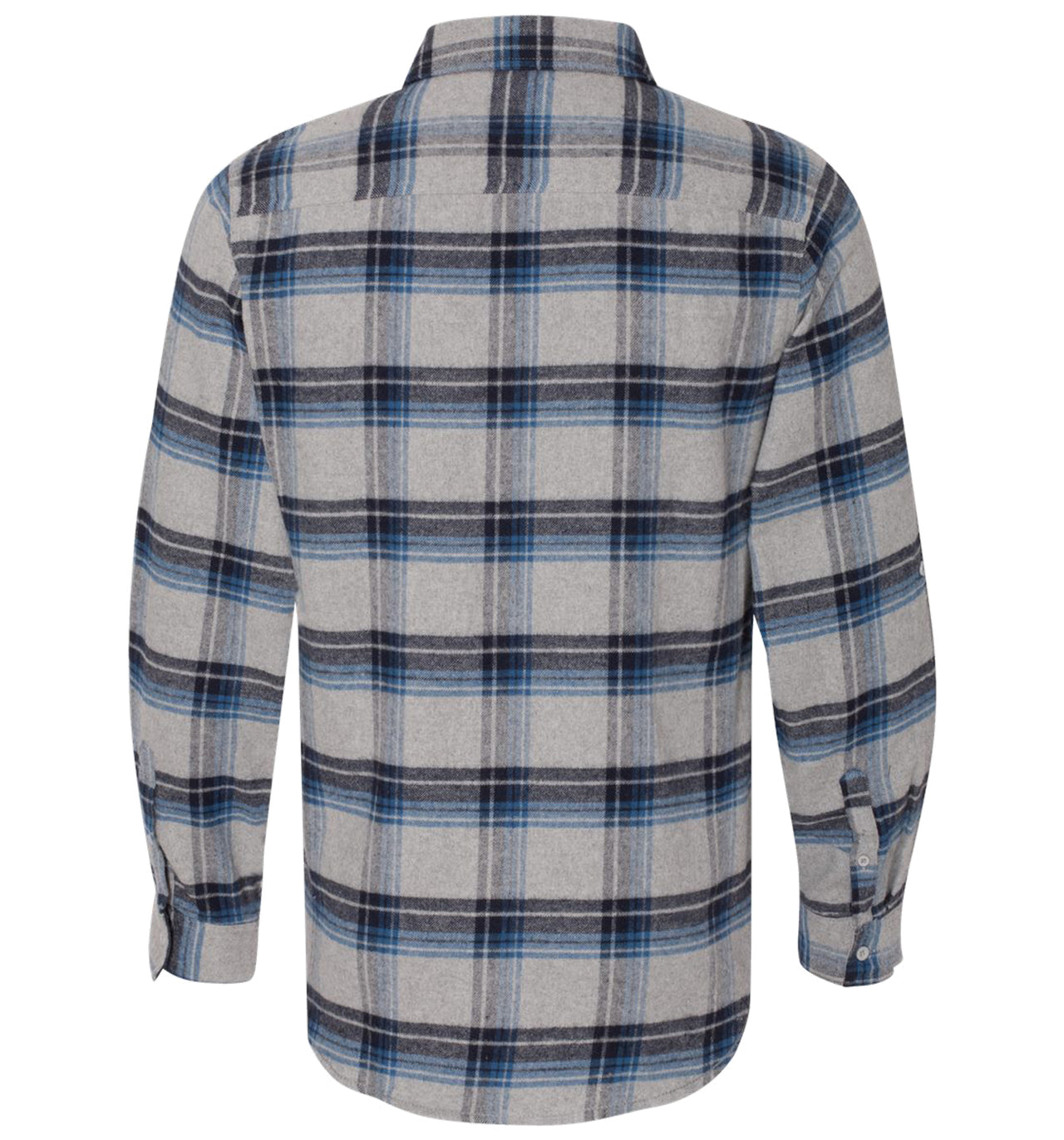 Men’s Blue Crab Flannel Shirt Grey Blue
