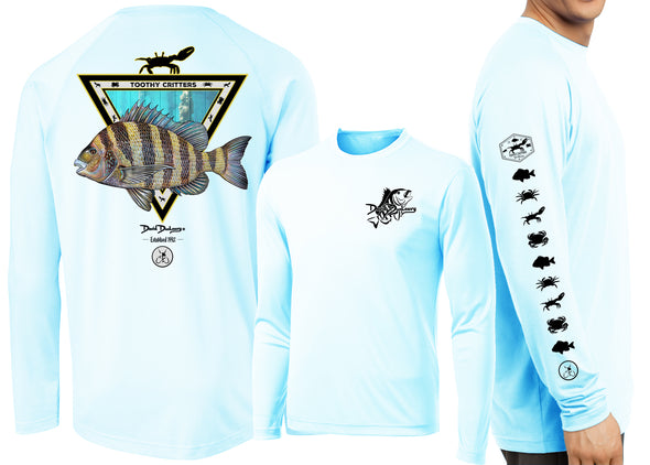 Men’s Performance Sheepshead Toothy Critters Long Sleeve