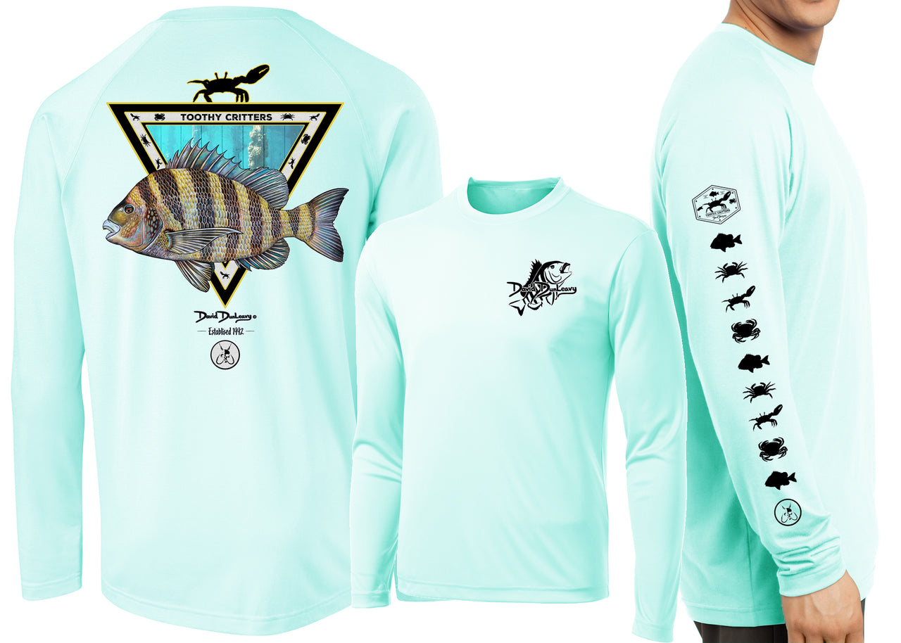 Men’s Performance Sheepshead Toothy Critters Long Sleeve