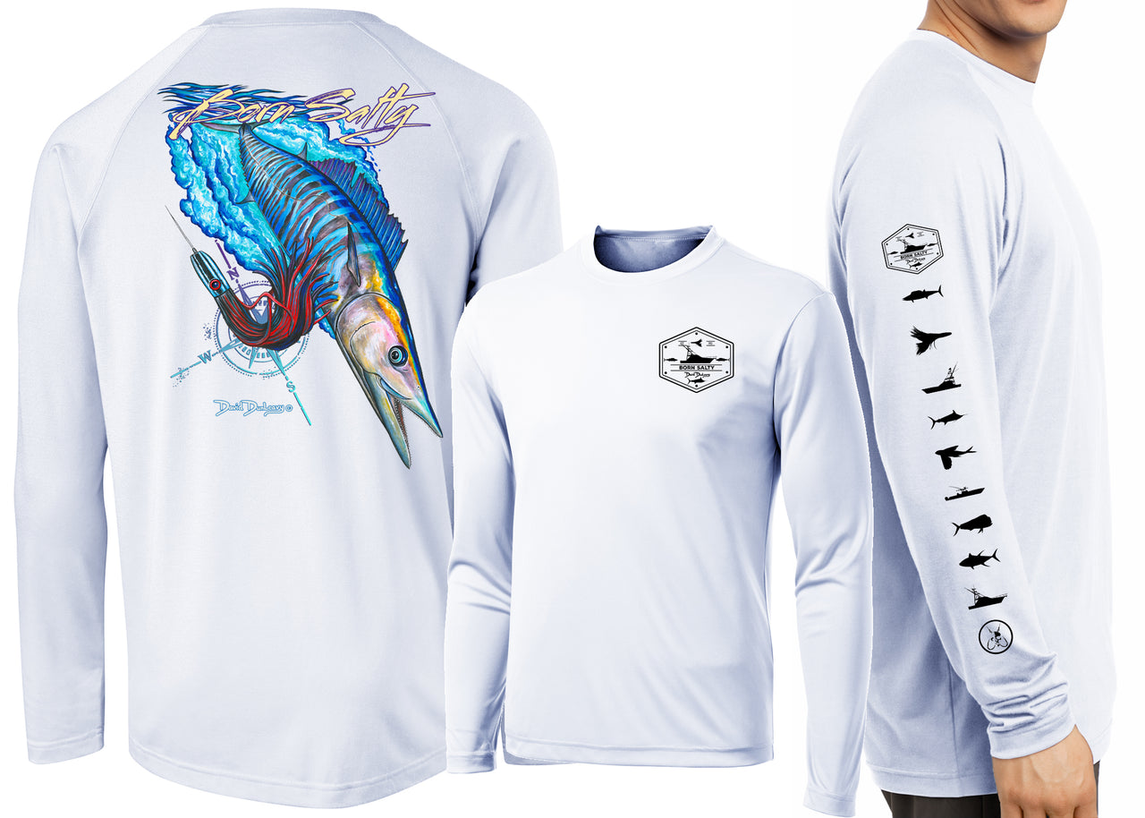 Men’s Performance Born Salty Wahoo Long Sleeve