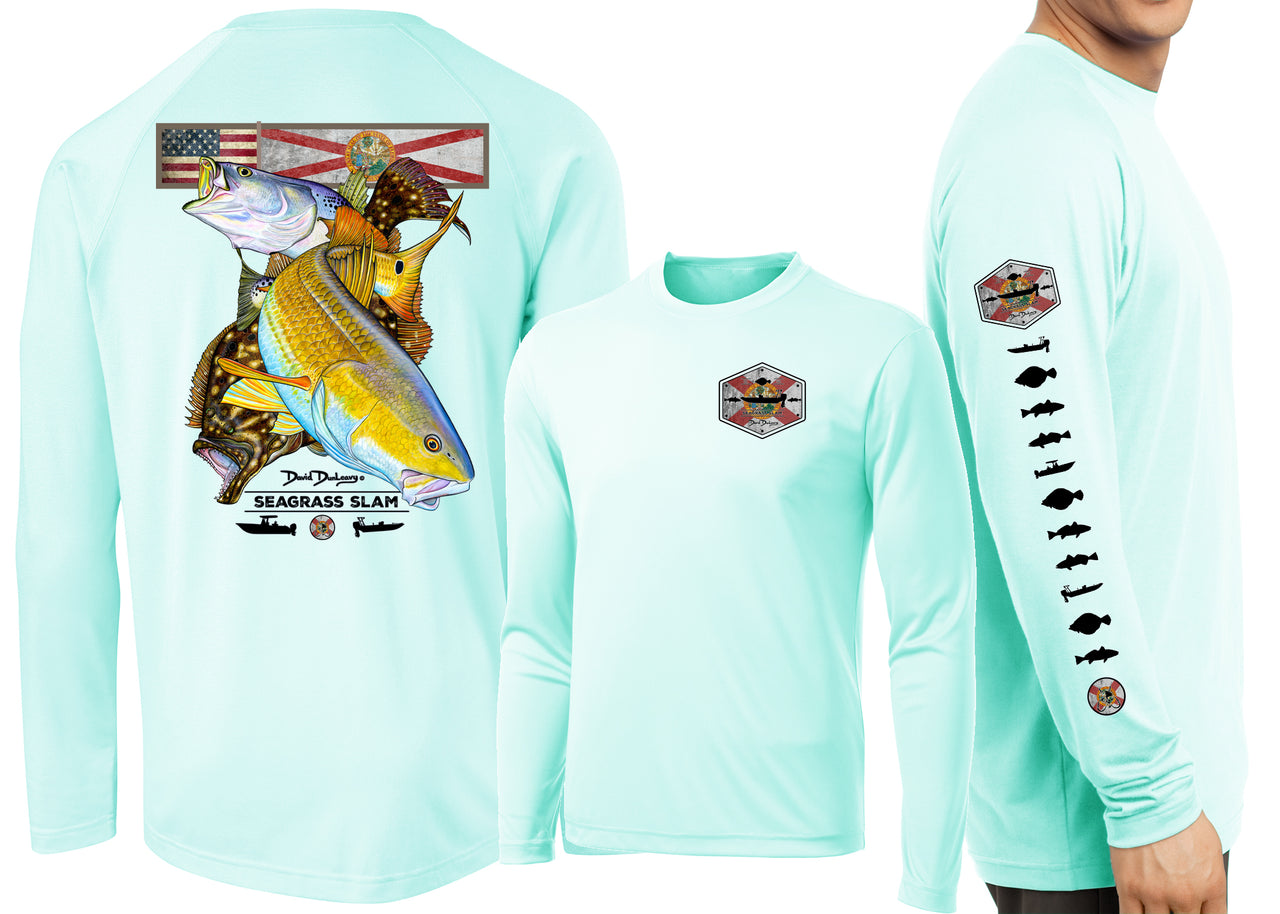 Men's Performance Florida Seagrass Slam Long Sleeve
