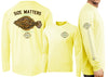 Men’s Performance Size Matters Flounder Long Sleeve