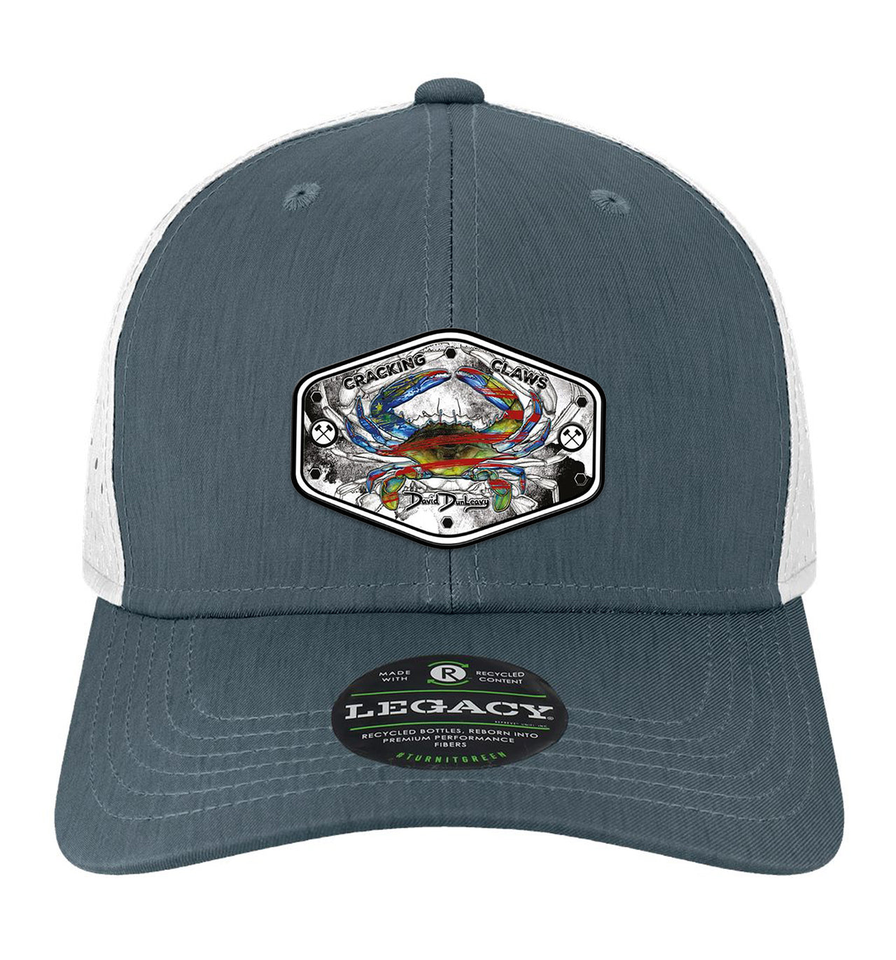 American Blue Crab Performance Eco Navy White Hat