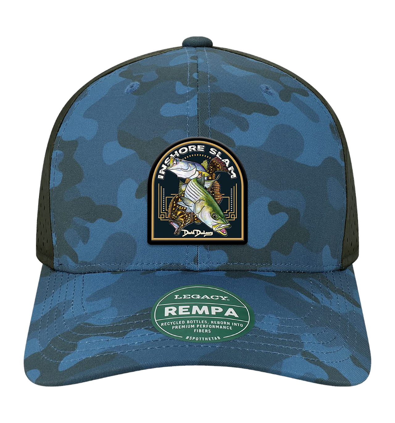 Inshore Slam Performance Blue Camo Hat