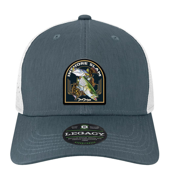 Inshore Slam Performance Eco Navy White Camo Hat