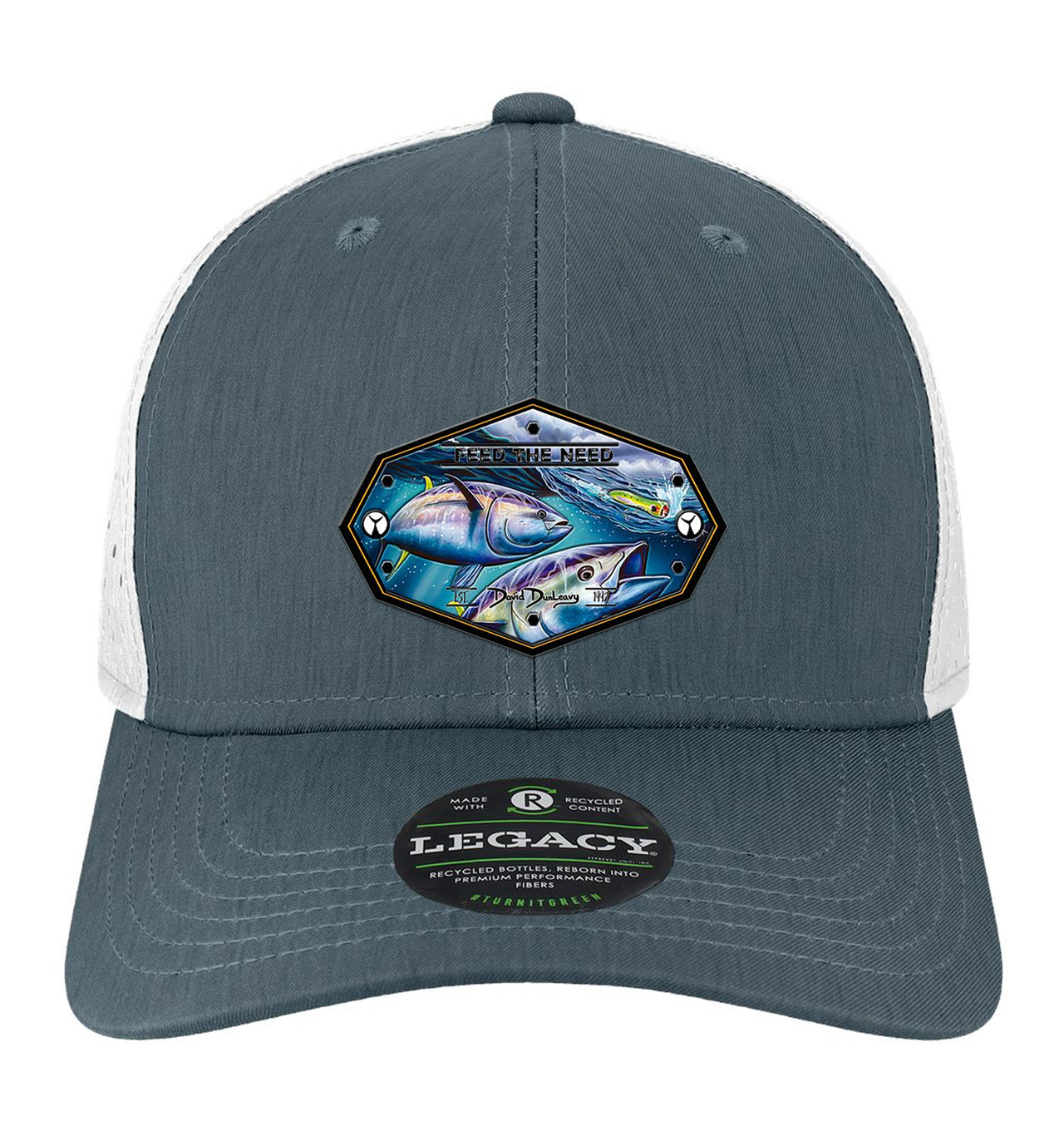 Bluefin Tuna Performance Eco Navy White Hat