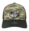 Stripah Kraken Performance Dark Olive Green Camo Hat