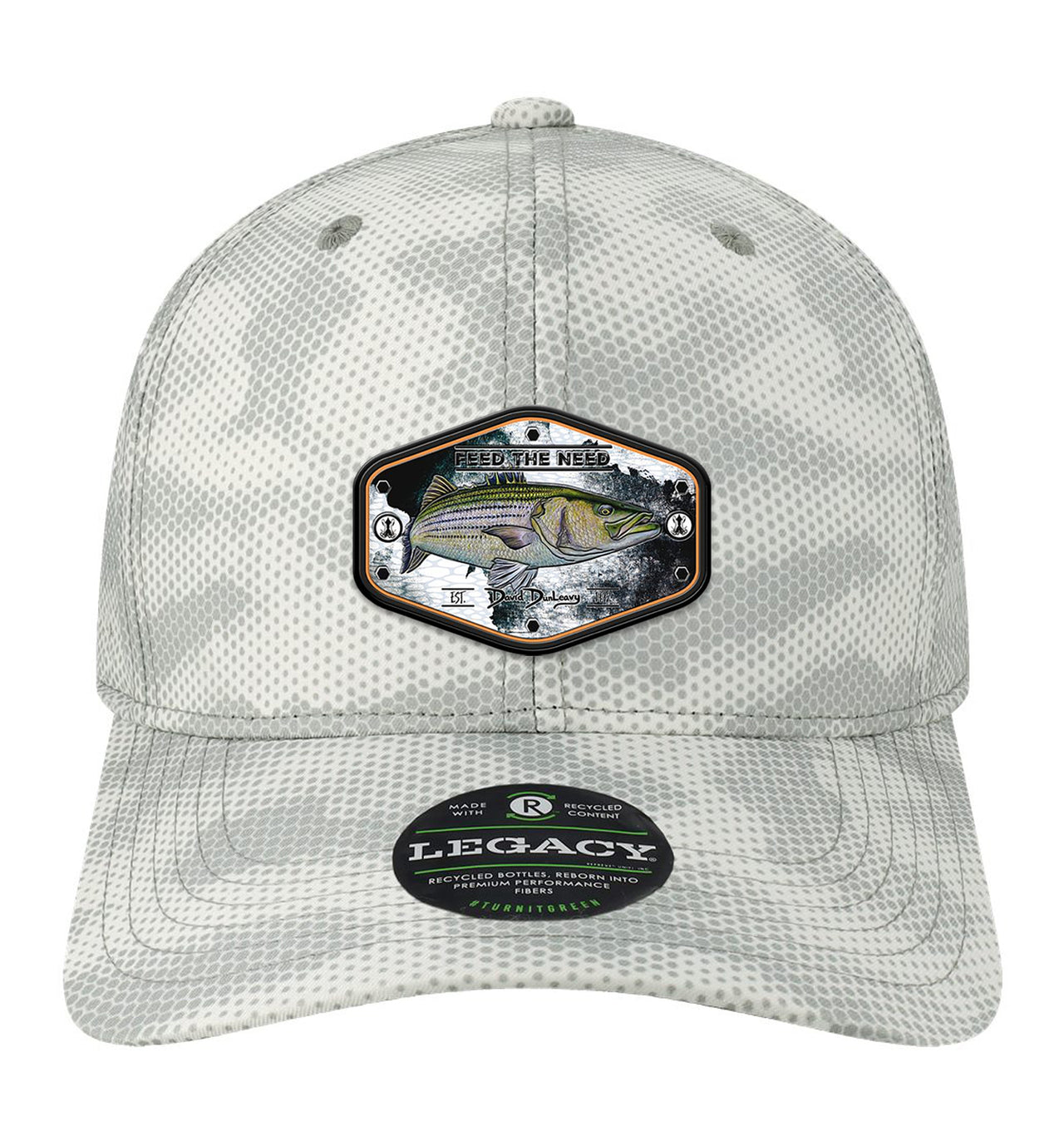 Stripah Kraken Performance Grey Camo Dots Hat