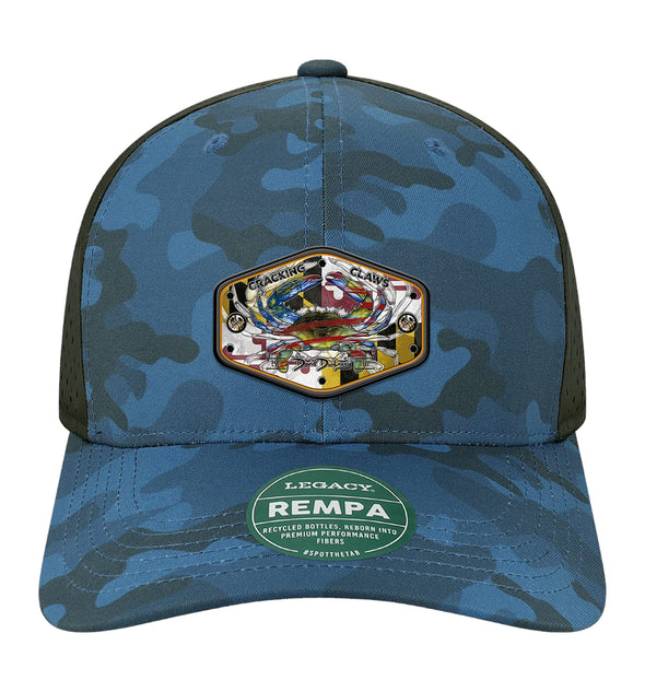 Maryland Ameri Blue Crab Performance Blue Camo Hat