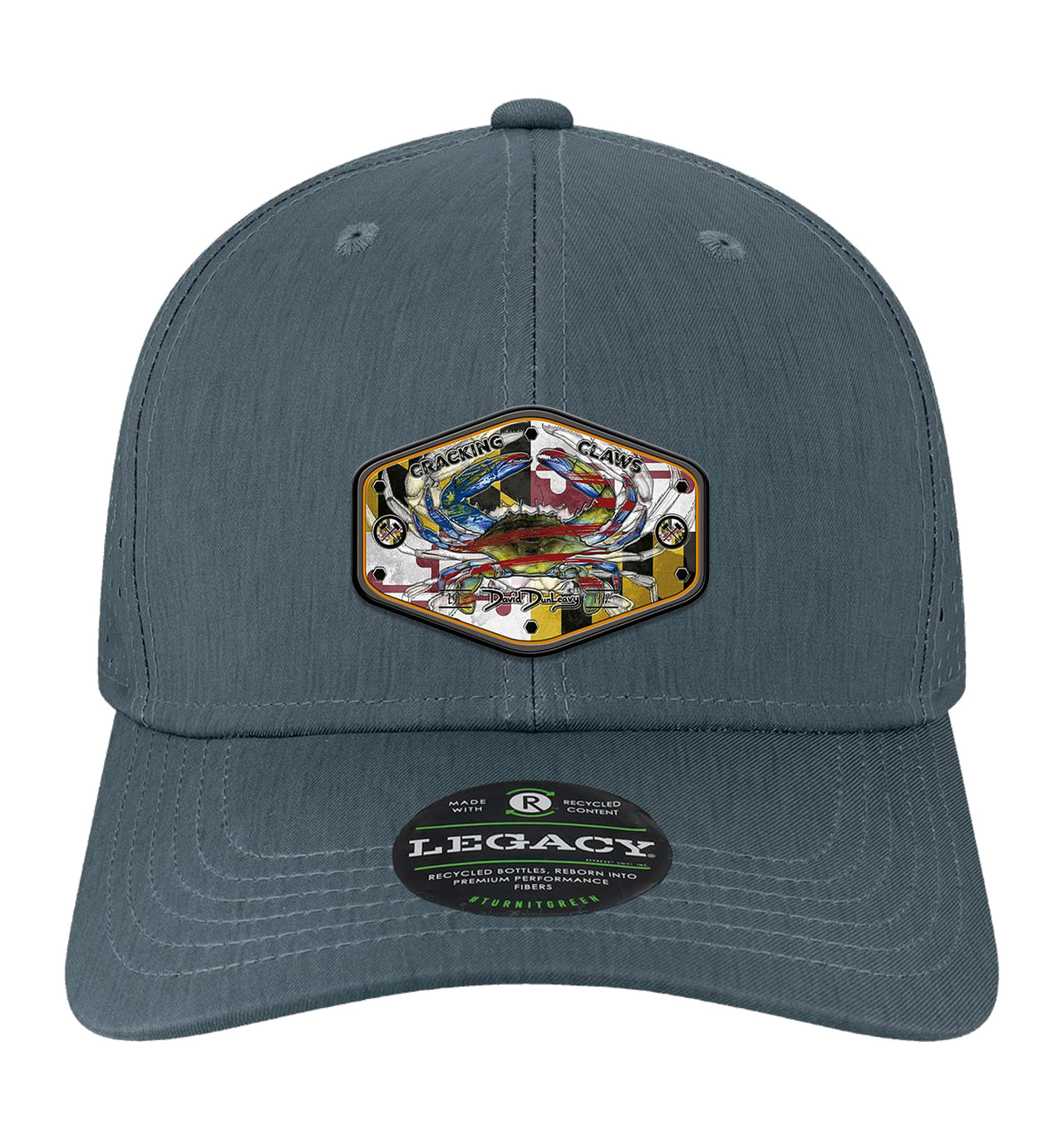 Maryland Ameri Blue Crab Performance Eco Navy Hat