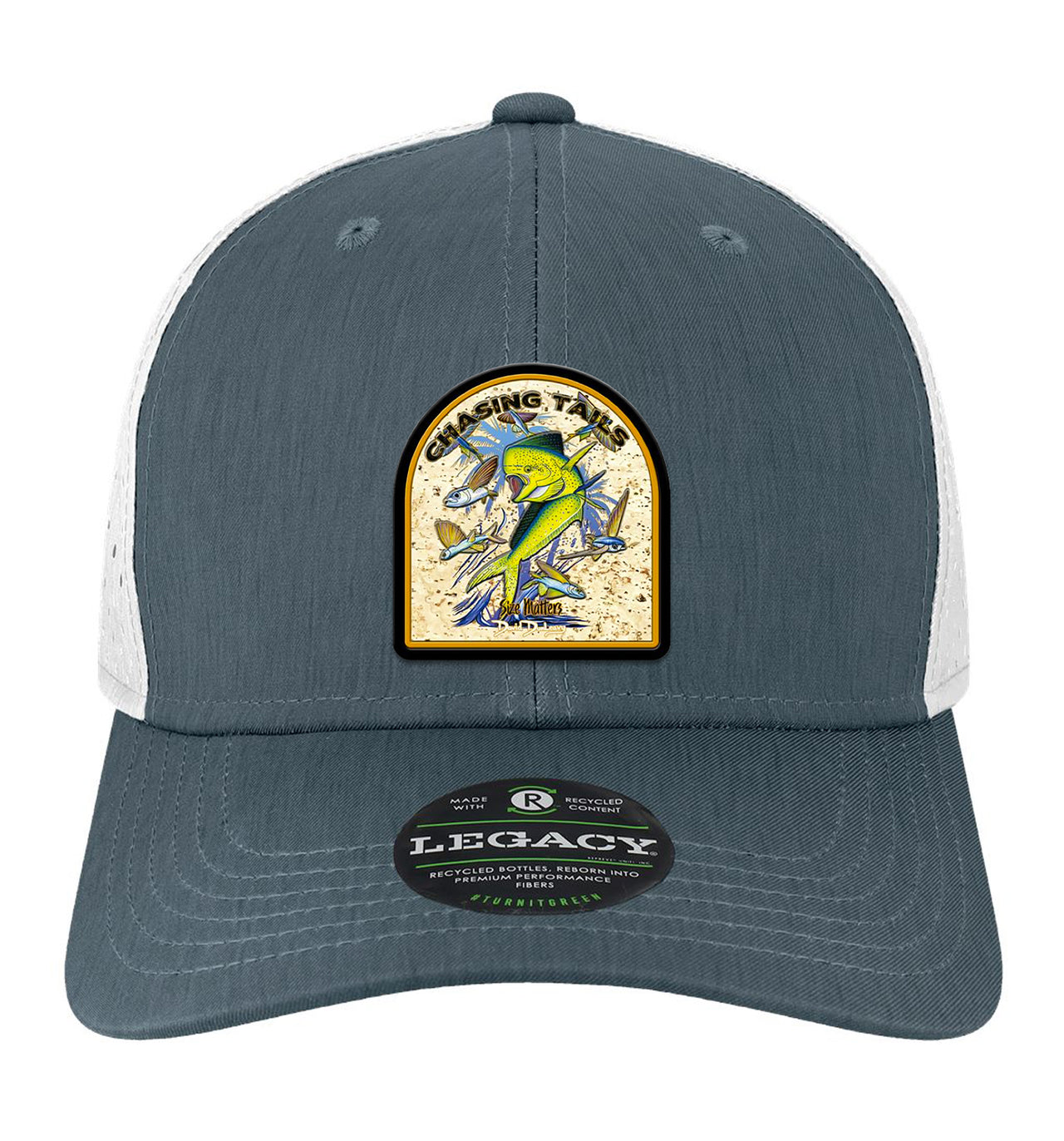 Chasing Tails Mahi Performance Eco Navy White Hat