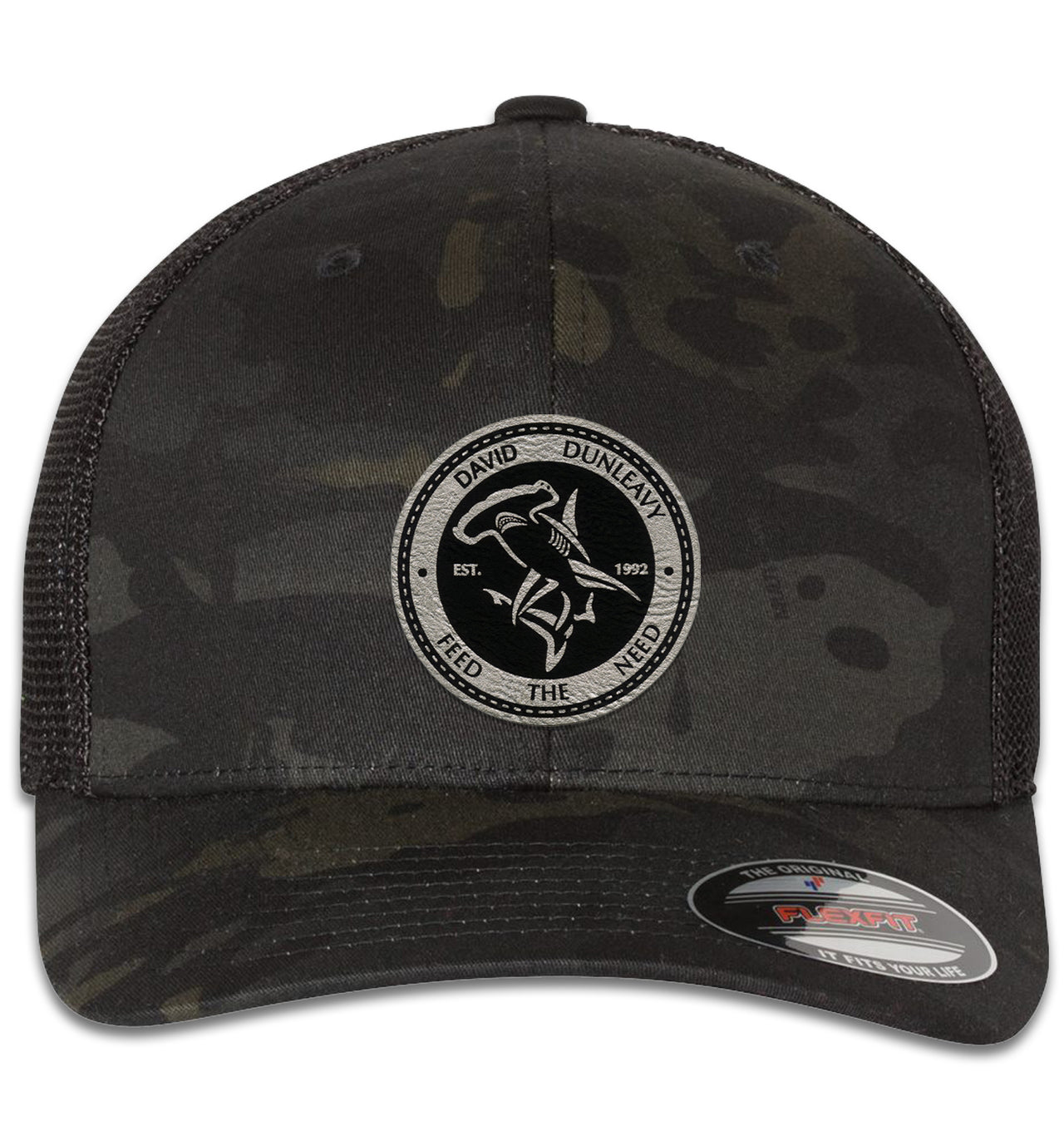 Hammerhead Deco 6 Panel Trucker Snapback Multicam Black Black Hat