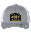 Sheepshead Toothy Critters 6 Panel Trucker Snap Heather Grey White Hat