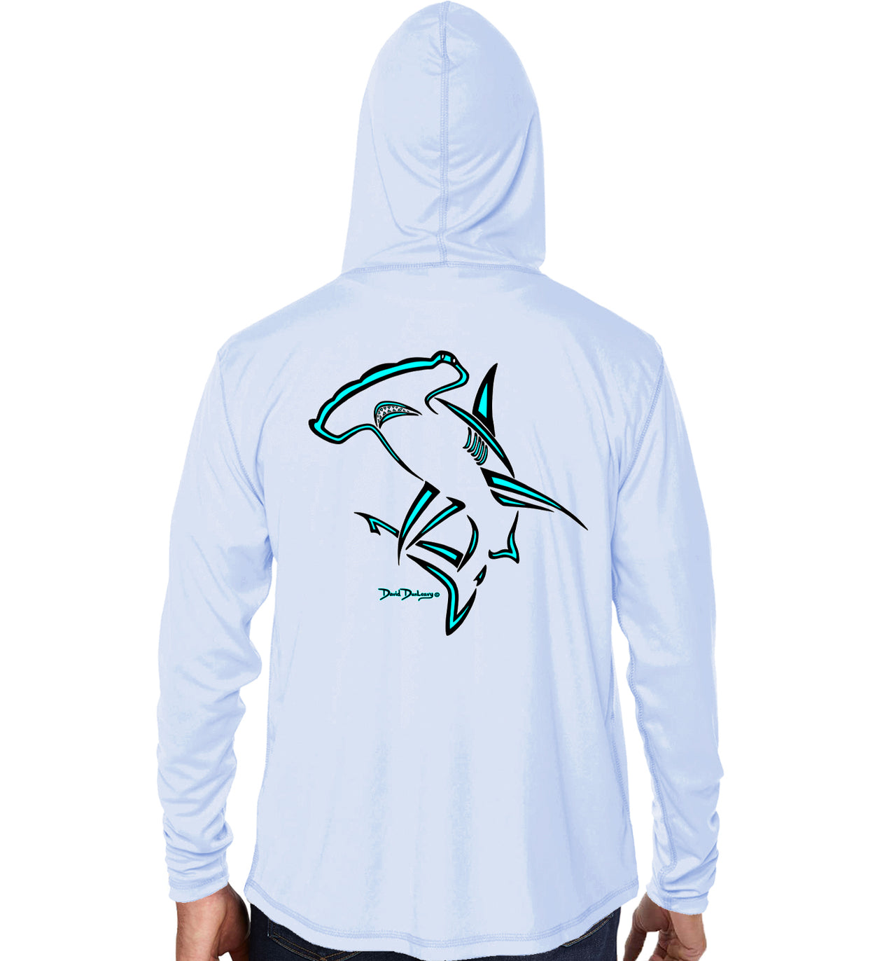 Men's Hammerhead Deco Pearl Grey Performance Hoodie