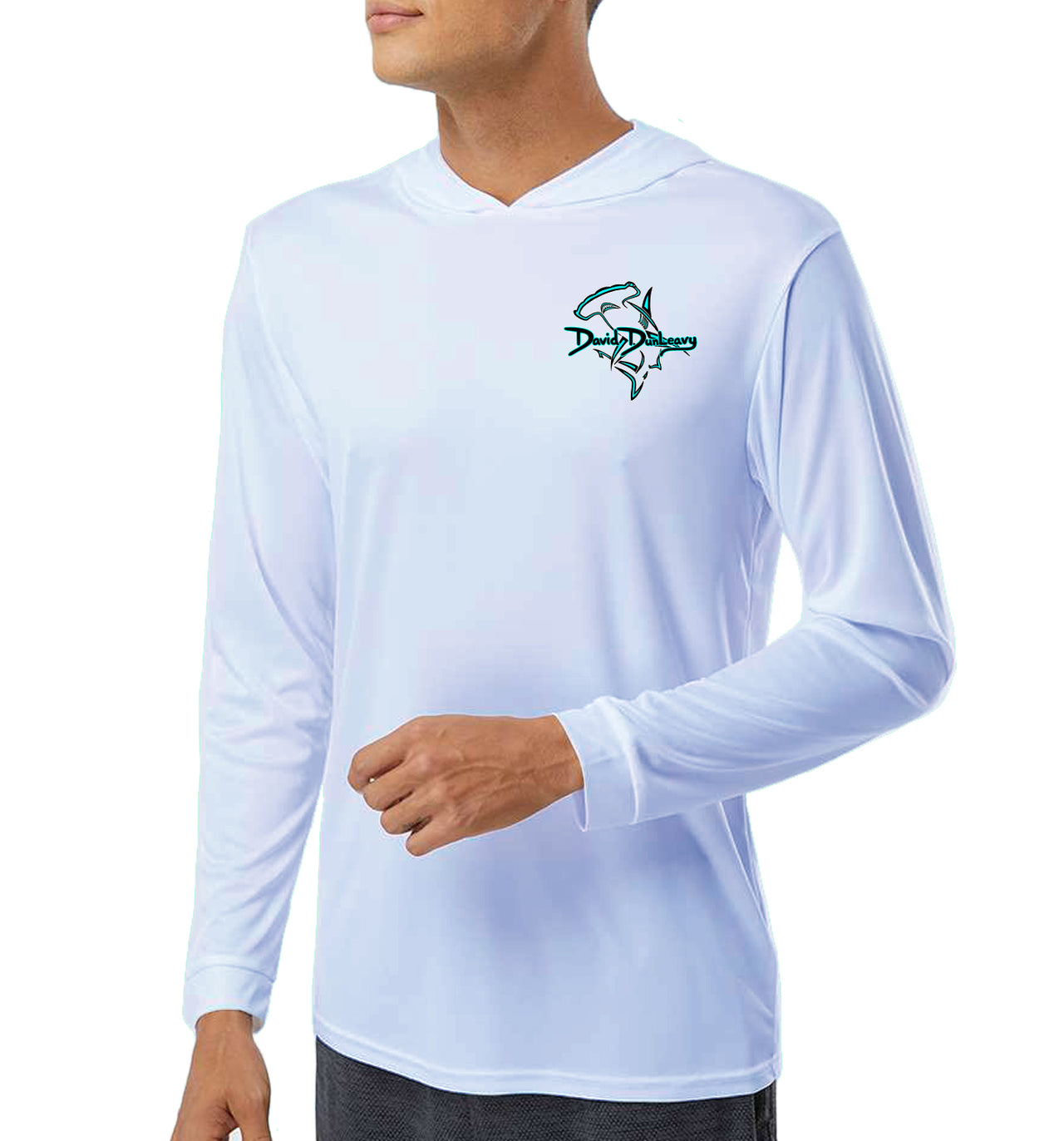 Men's Hammerhead Deco Pearl Grey Performance Hoodie