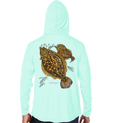 Men's Flounder Seagrass Performance Hoodie