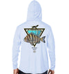Men's Sheepshead Toothy Critters Pearl Grey Performance Hoodie