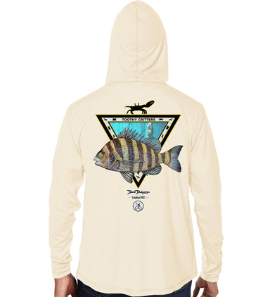 Men's Sheepshead Toothy Critters Sandbar Performance Hoodie
