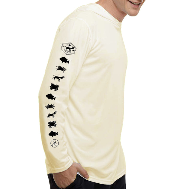 Men's Sheepshead Toothy Critters Sandbar Performance Hoodie