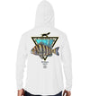 Men's Sheepshead Toothy Critters White Performance Hoodie