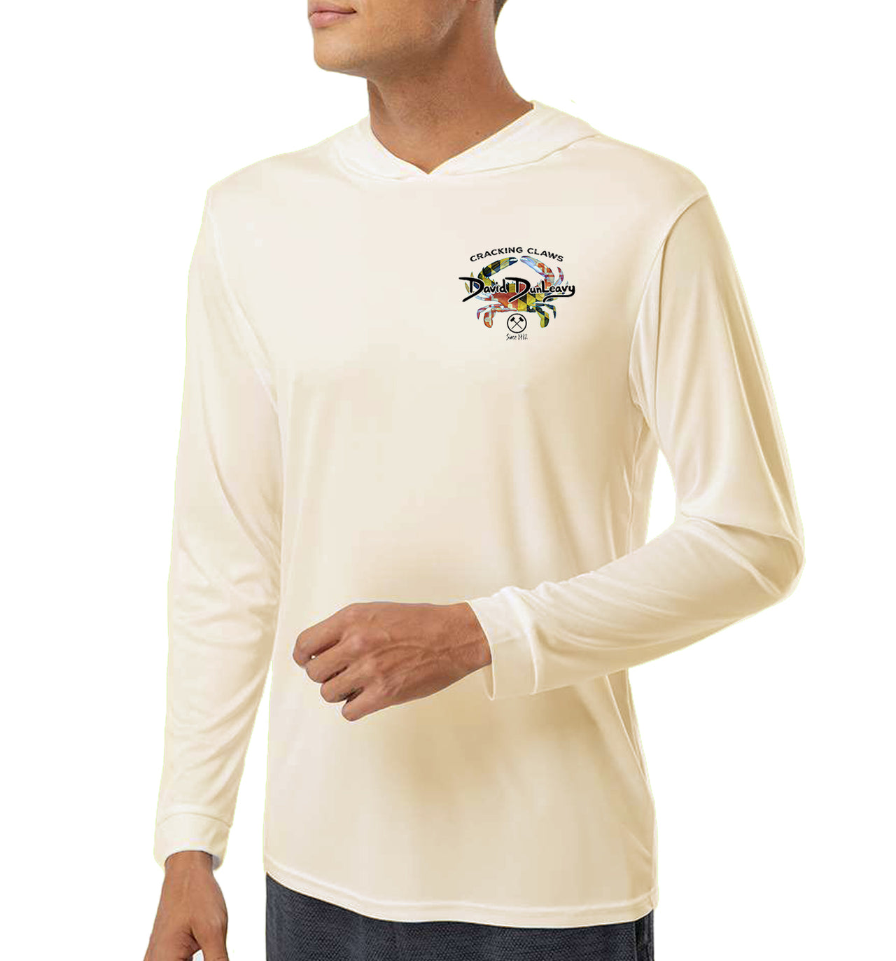 Men's Maryland Blue Crab Sandbar Performance Hoodie