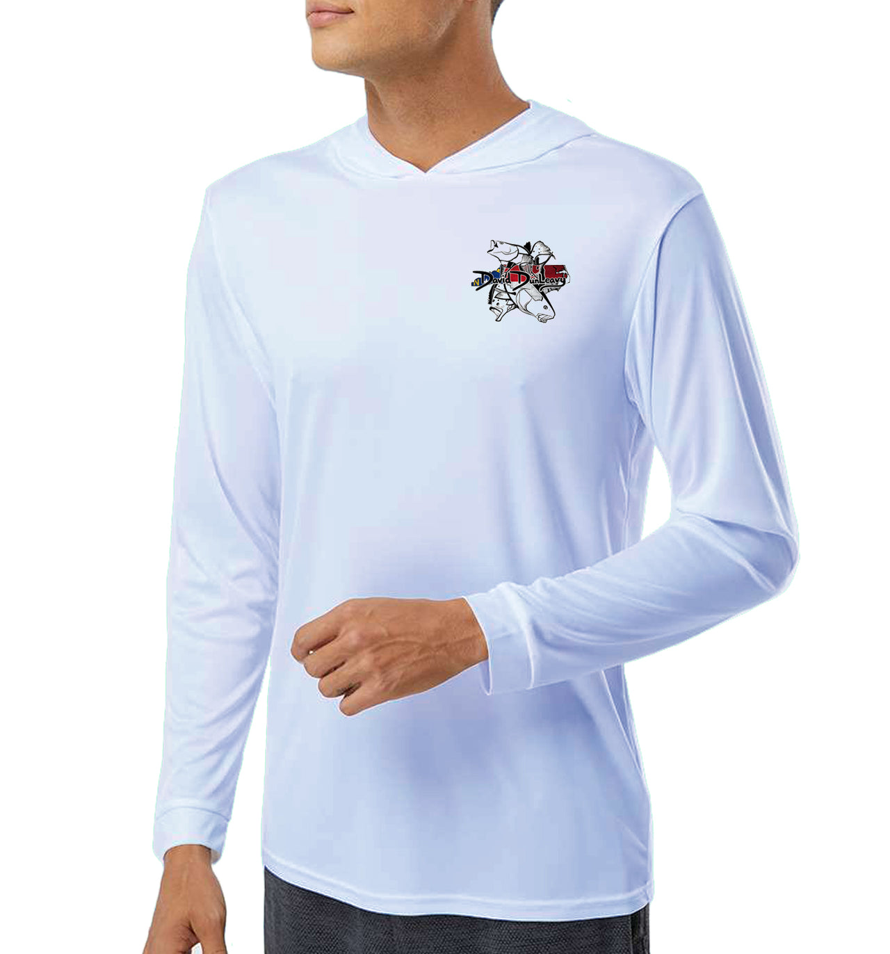 Men's North Carolina Inshore Slam Pearl Grey Performance Hoodie