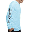 Men's Offshore Slam Arctic Blue Performance Hoodie