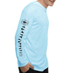 Men's Chasing Tails Mahi Arctic Blue Performance Hoodie