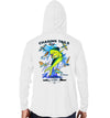 Men's Chasing Tails Mahi White Performance Hoodie