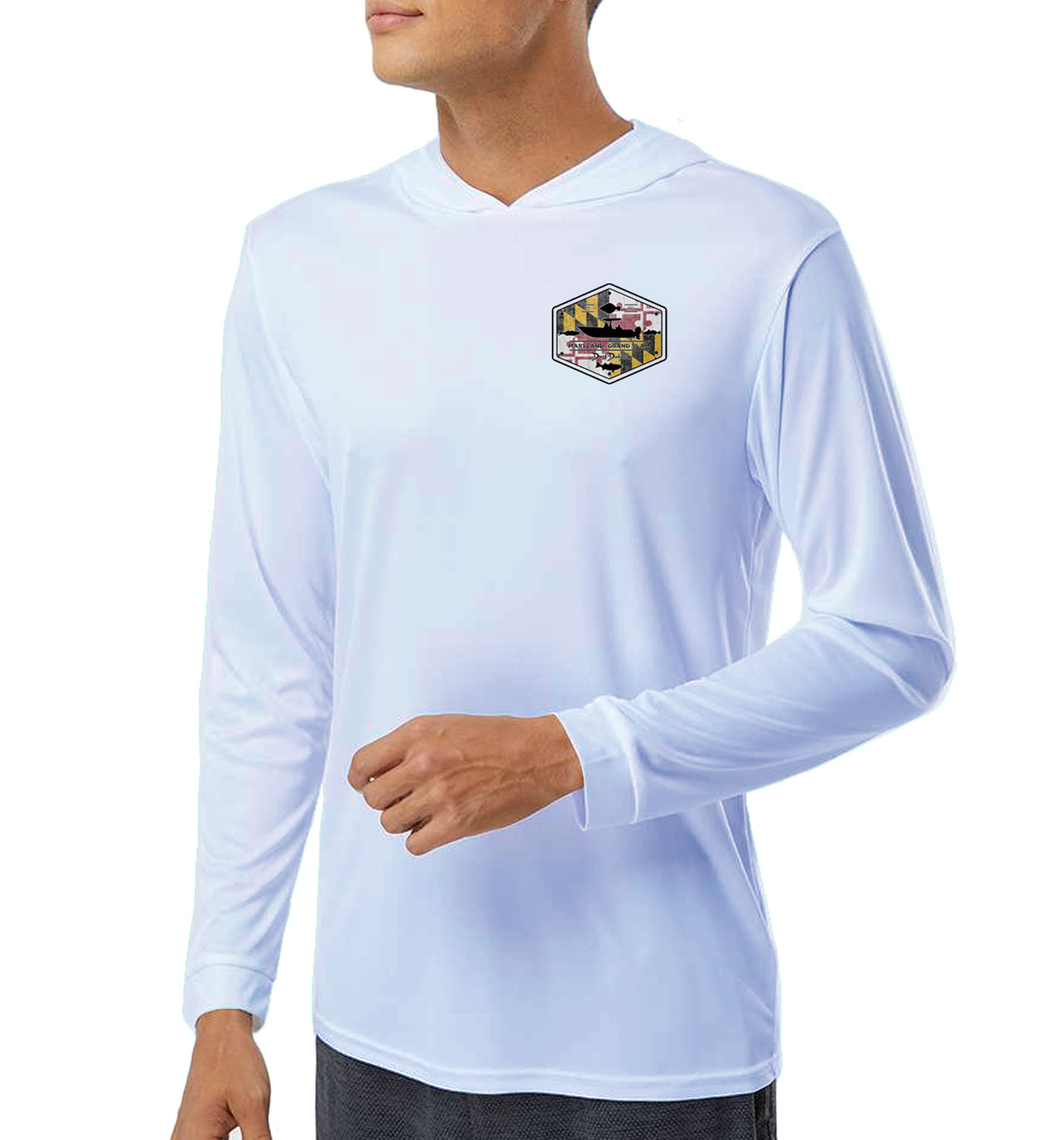 Men's Maryland Grand Slam Pearl Grey Performance Hoodie