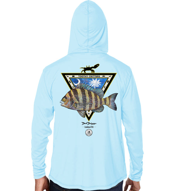 Men's South Carolina Sheepshead Arctic Blue Performance Hoodie