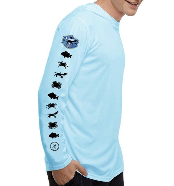 Men's South Carolina Sheepshead Arctic Blue Performance Hoodie