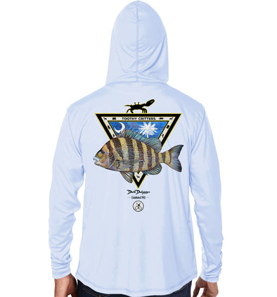 Men's South Carolina Sheepshead Pearl Grey Performance Hoodie