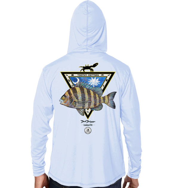 Men's South Carolina Sheepshead Pearl Grey Performance Hoodie