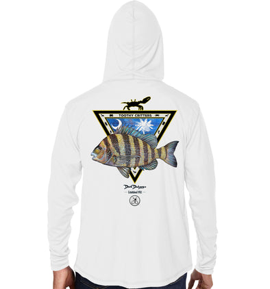 Men's South Carolina Sheepshead White Performance Hoodie