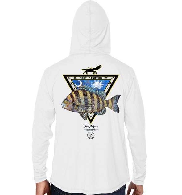 Men's South Carolina Sheepshead White Performance Hoodie