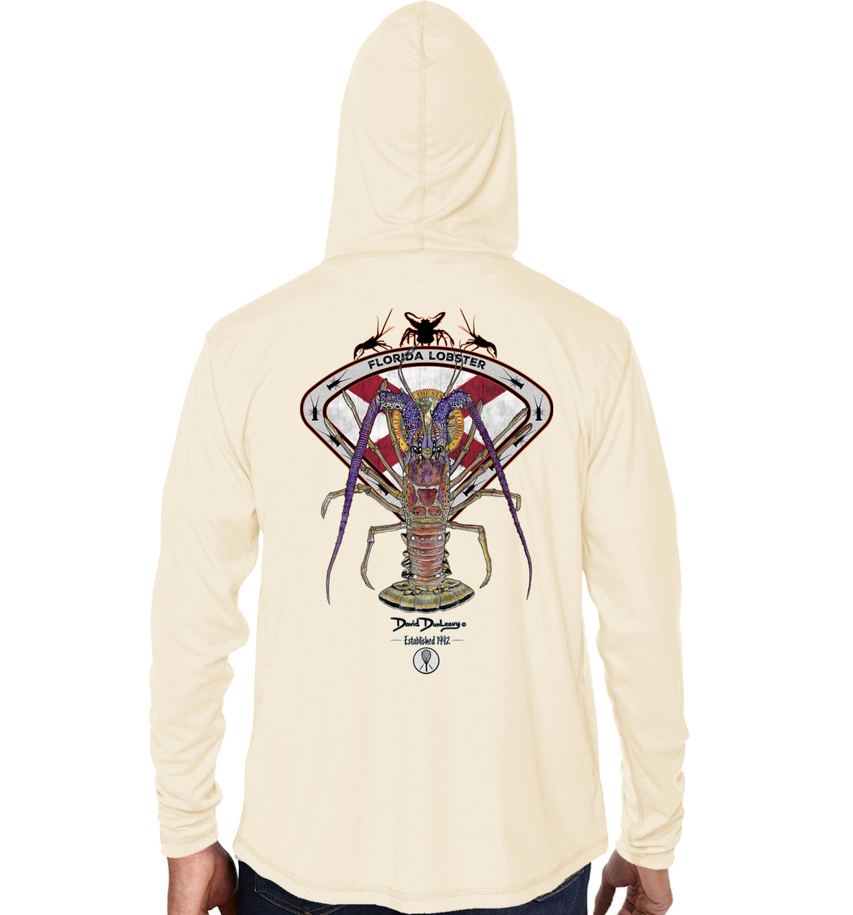 Men's Florida Lobster Sandbar Performance Hoodie