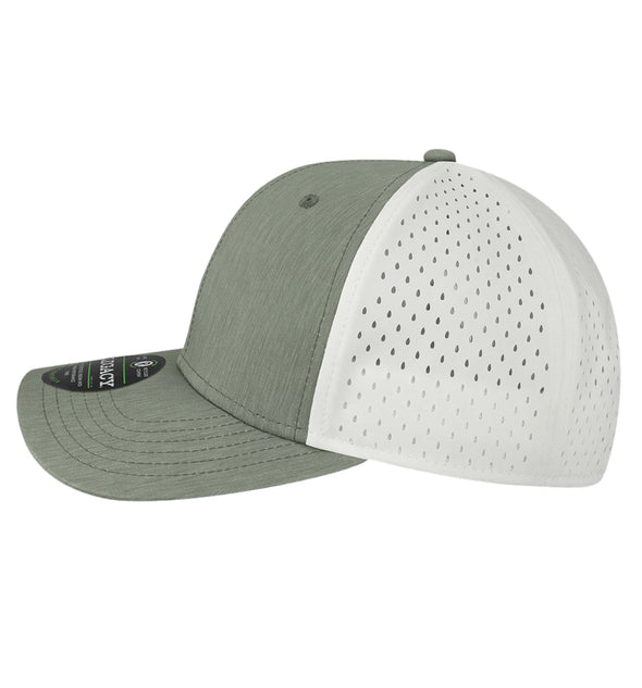 Stripah Kraken Performance Dark Grey White Hat